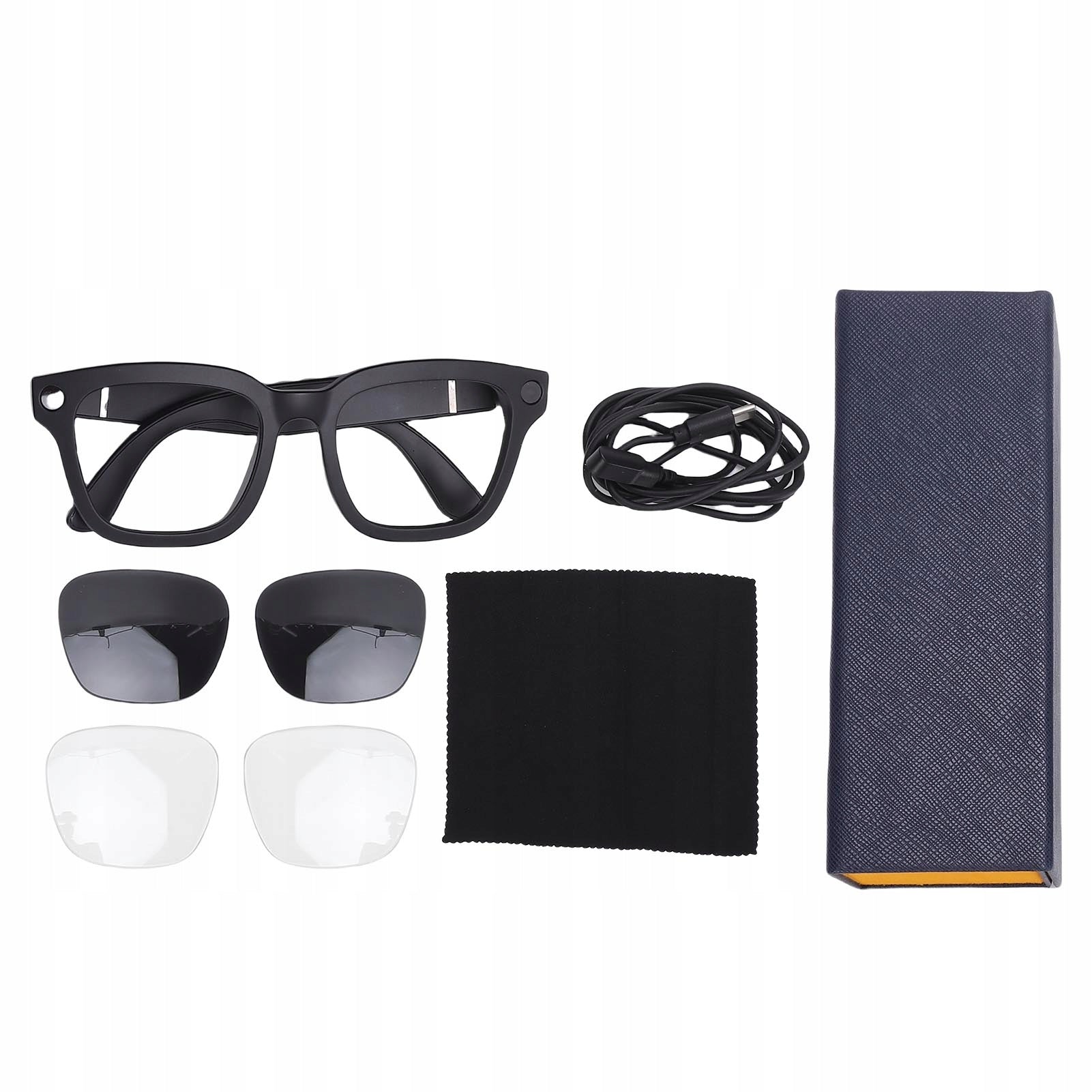 AI Camera Glasses 1080p Photo Taking Video Recording 77 Model 5861BPTB