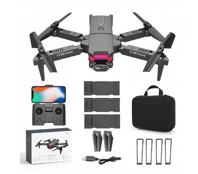AIG F190 Drone - 250m Range, 1800 mAh Battery - Mini Pro Model F190