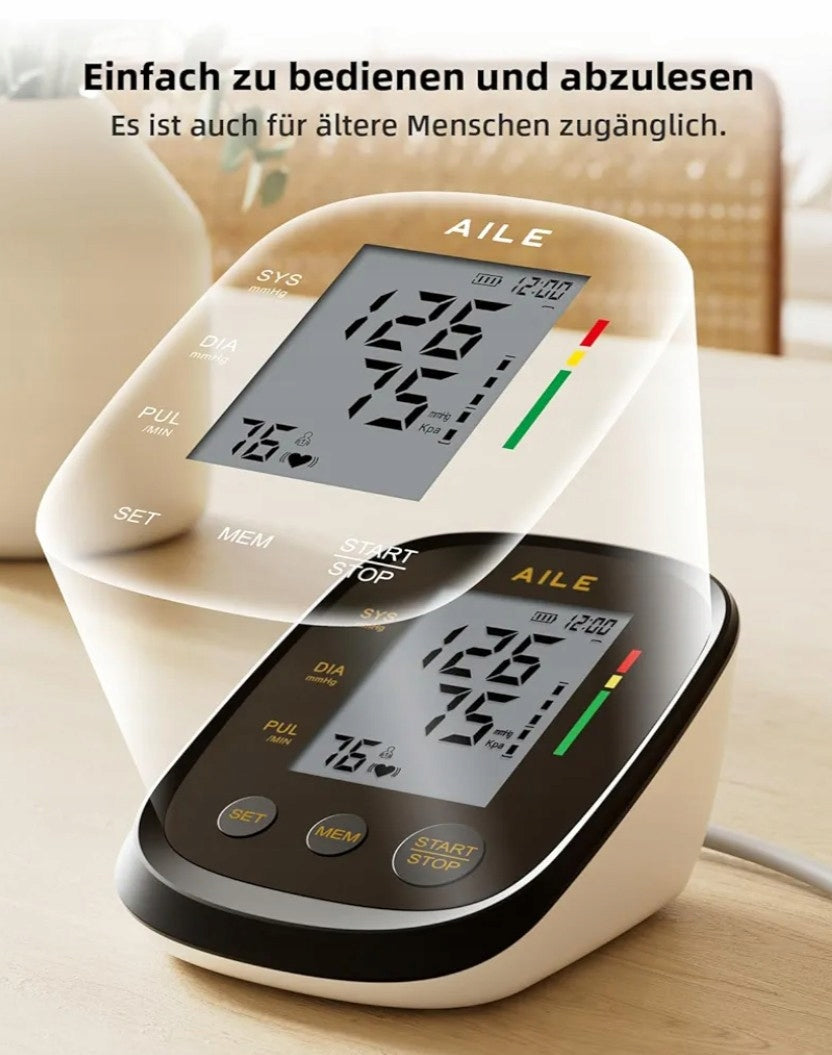 AILE blood pressure monitor for home use, shoulder blood pressure monitor Manufacturer code X5 BLACK