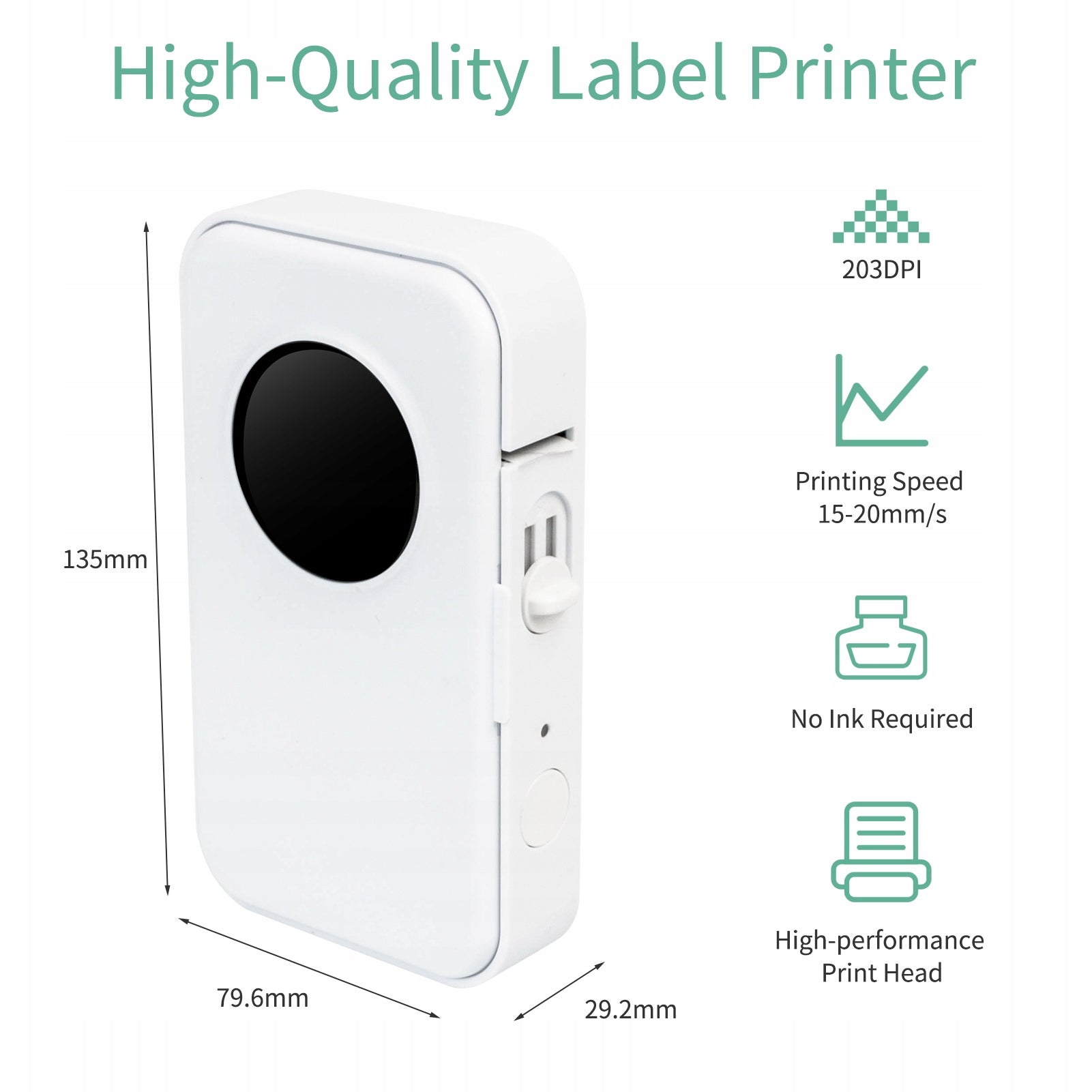 AIMO D35 Label Printer Mini Thermal Pocket Label Printer has Printing technology other