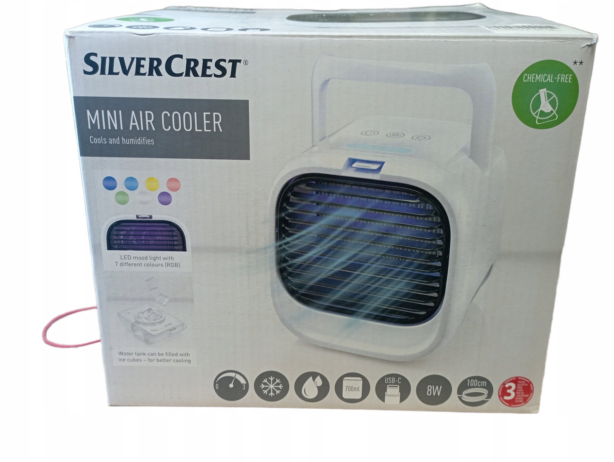 AIR CONDITIONER FAN COOLING TABLE FAN SILVERCREST 50W