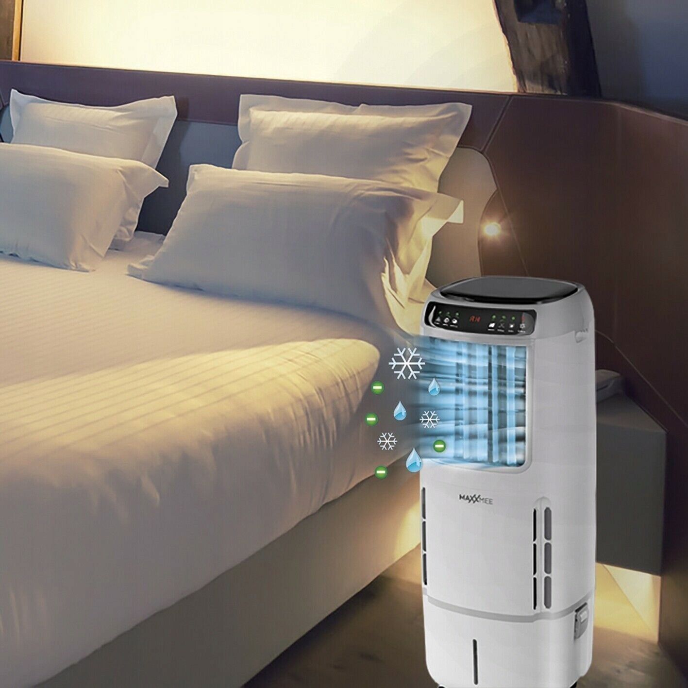 AIR CONDITIONER FAN IONIZER HUMIDIFIER MAXXMEE 250 M3/H Airflow 250 m³/h