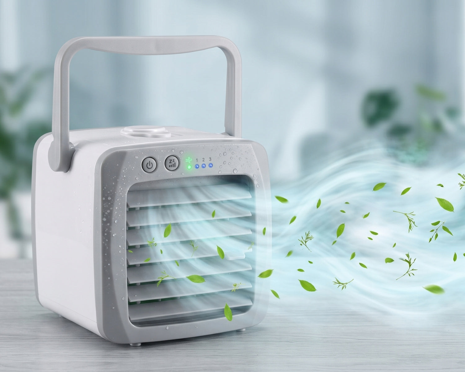 AIR CONDITIONER PORTABLE DESK AIR CONDITIONER WATER QUIET FAN FOR USB 3IN1 Brand no brand