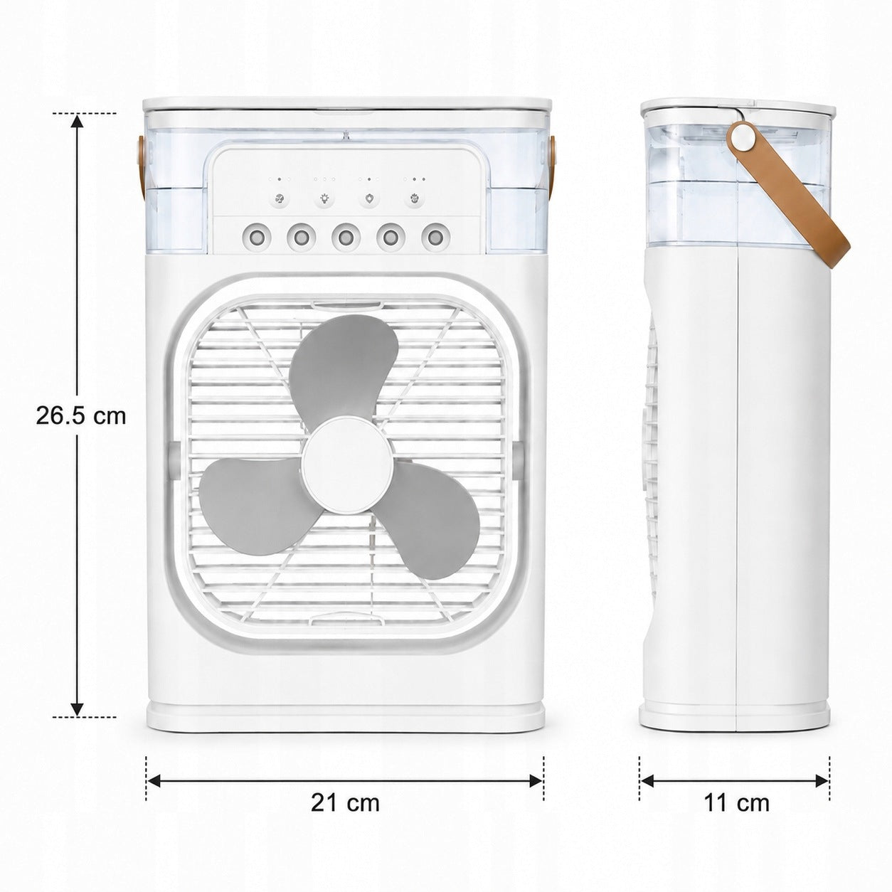 AIR CONDITIONER USB FAN WITH HUMIDIFIER MIST 3 GEARS TIMER Manufacturer code NAWILŻACZ WIATRAK