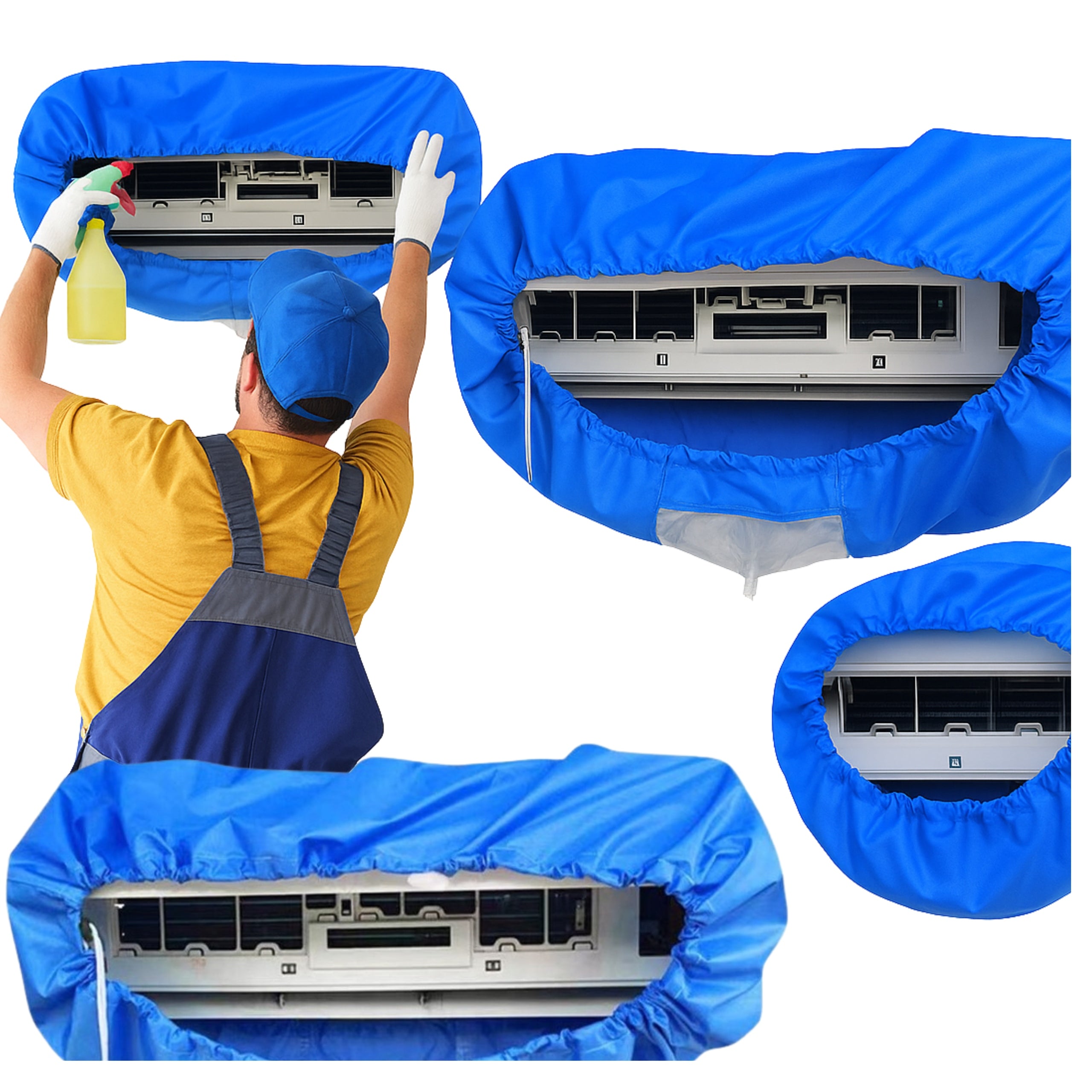 AIR CONDITIONING CLEANING COVER 70-100 PROTECTIVE FUNGAL REMOVAL