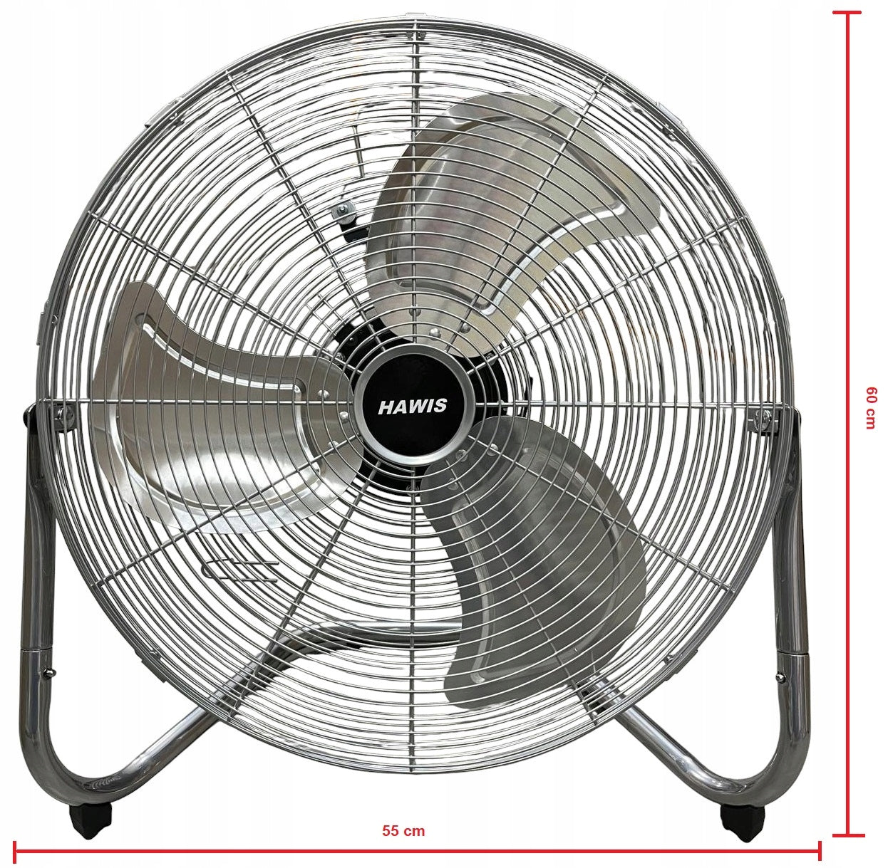 AIR FAN FLOOR HAWIS 20 INCHES 3 SPEEDS SILVER XXL Brand no brand