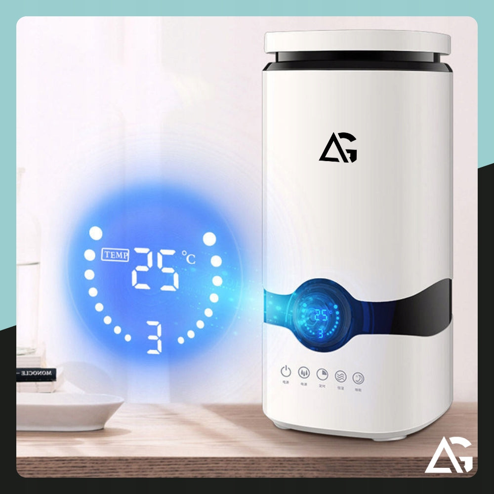 AIR HUMIDIFIER AROMATHERAPY DIFFUSER TIMER PILOT + 12x OILS Model NA PREZENT DO OLEJKÓW ETERYCZNYCH JONIZATOR TIMER