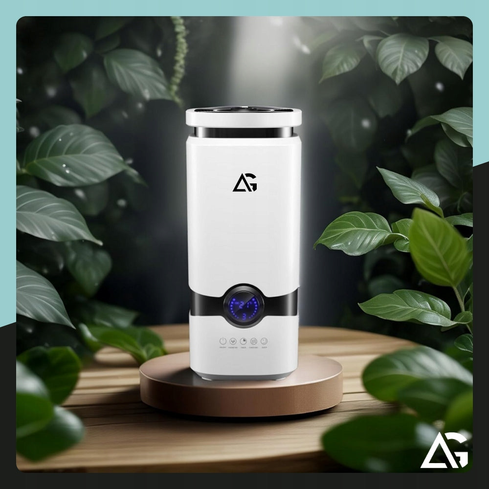 AIR HUMIDIFIER AROMATHERAPY DIFFUSER TIMER PILOT + 12x OILS Packaging status original
