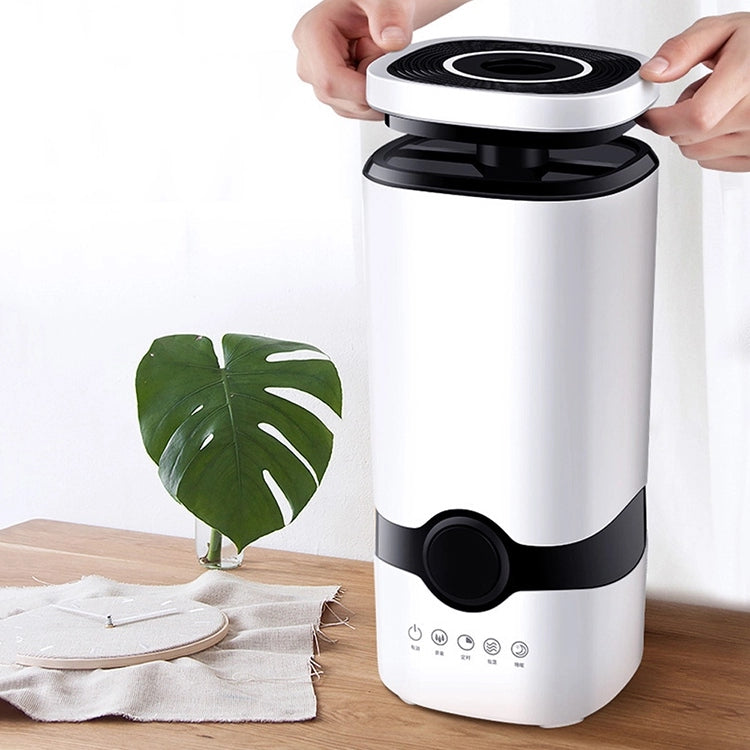 AIR HUMIDIFIER AROMATHERAPY DIFFUSER TIMER PILOT AND 12x OILS Dominant color white