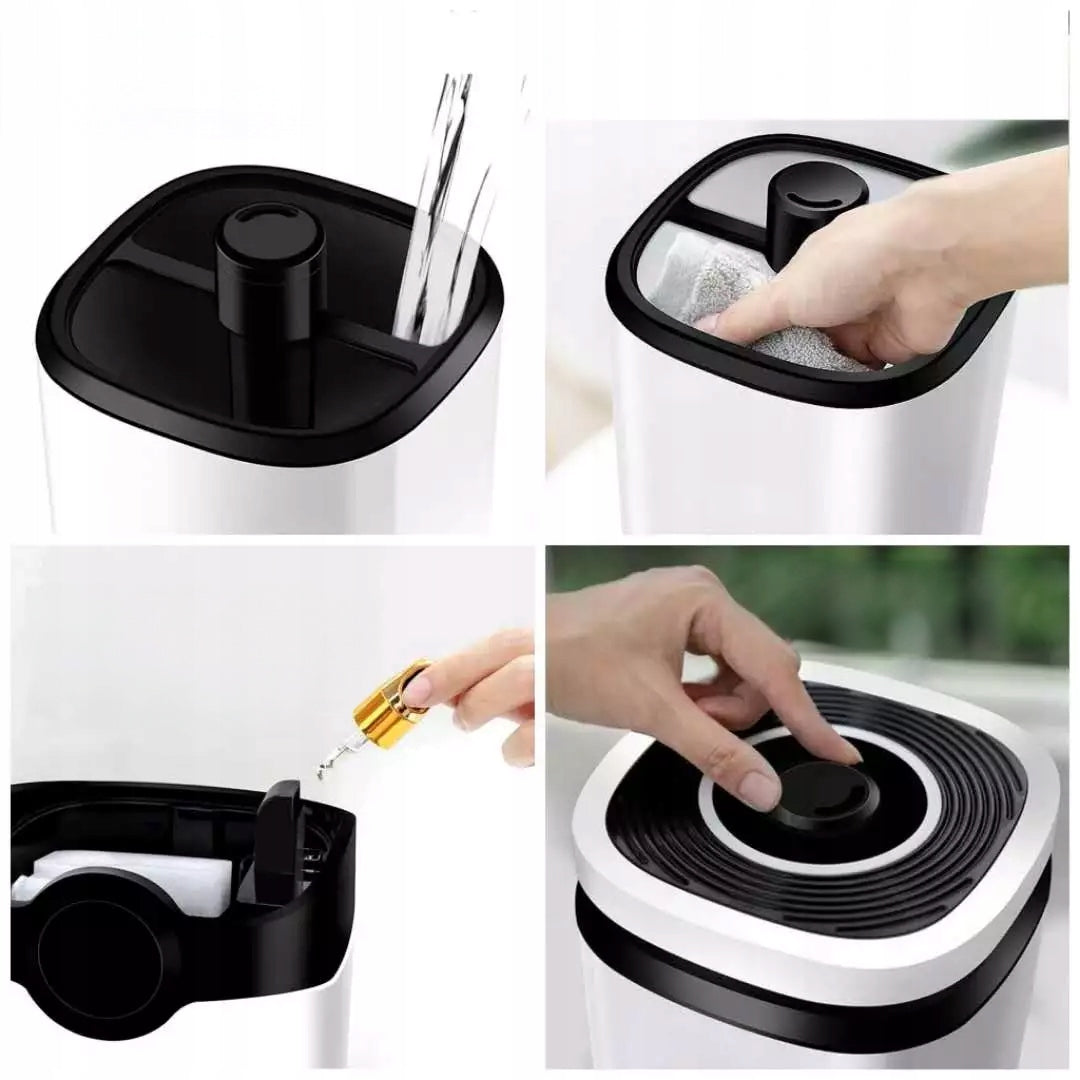 AIR HUMIDIFIER AROMATHERAPY DIFFUSER TIMER PILOT AND 12x OILS Manufacturer code ULTRADŹWIĘKOWY NAWILŻANIE ZAPACHOWY ARSA GO