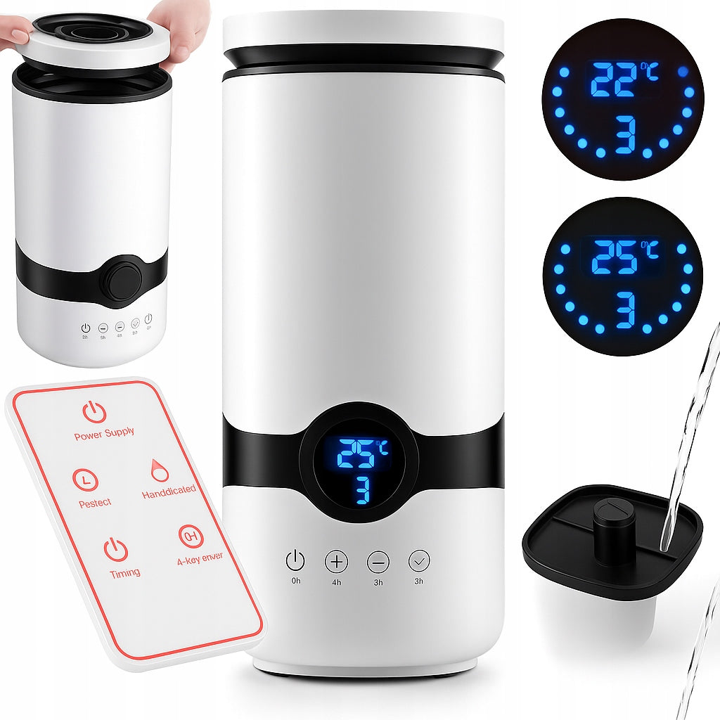 AIR HUMIDIFIER IONIZER AROMATHERAPY DIFFUSER FOR ALLERGY SUFFERERS 4.5L 3in1