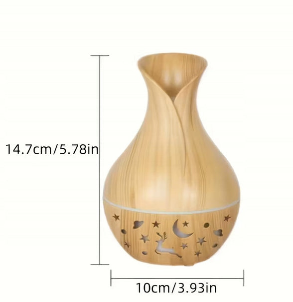 AIR HUMIDIFIER ULTRASonic DIFFUSER USB-C LED LIGHT AROMATHERAPY Model JSQ07