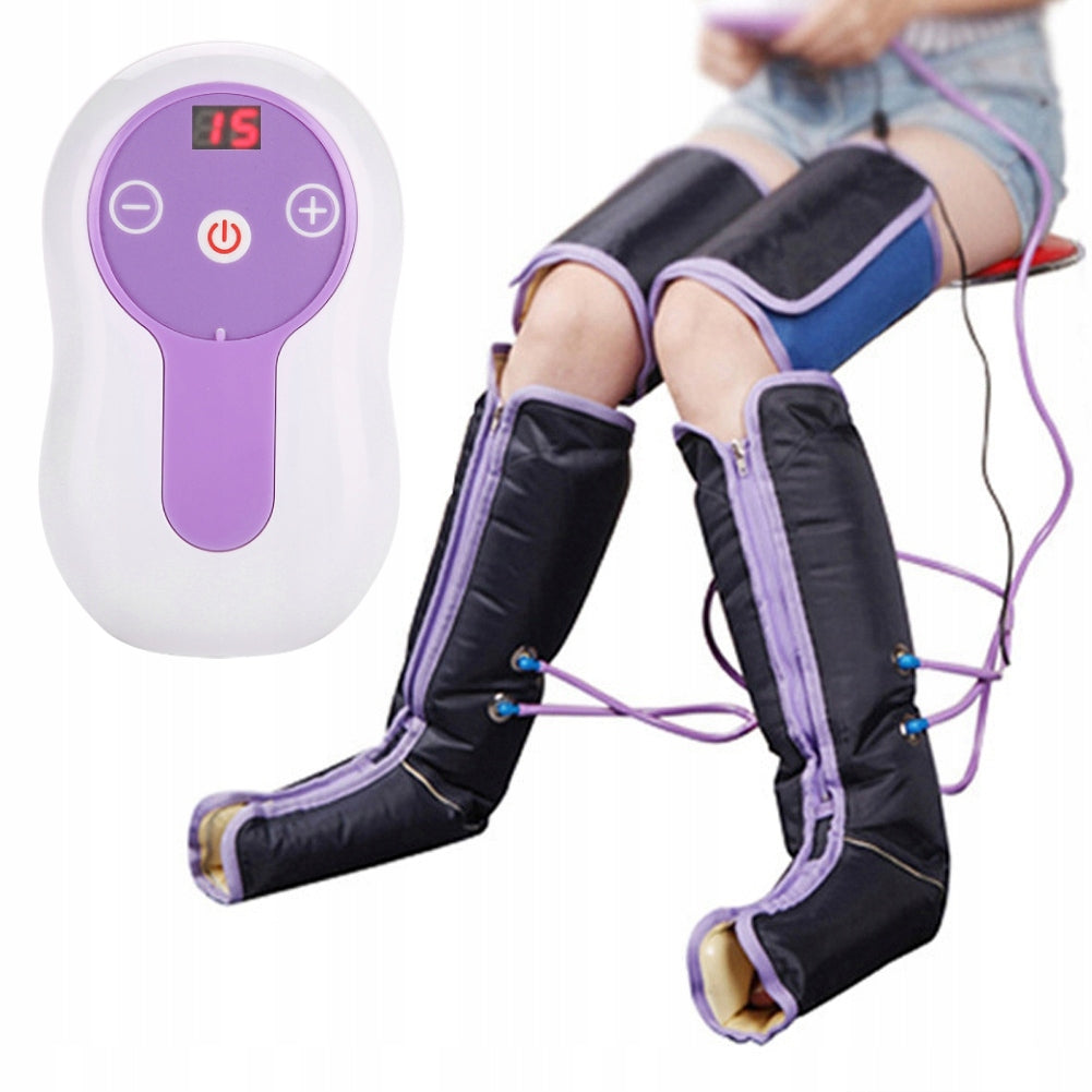 AIR MASSAGER FOR LEGS LYMPHATIC DRAINAGE WARMING UP TO THIGHS, CALVES, KNEES