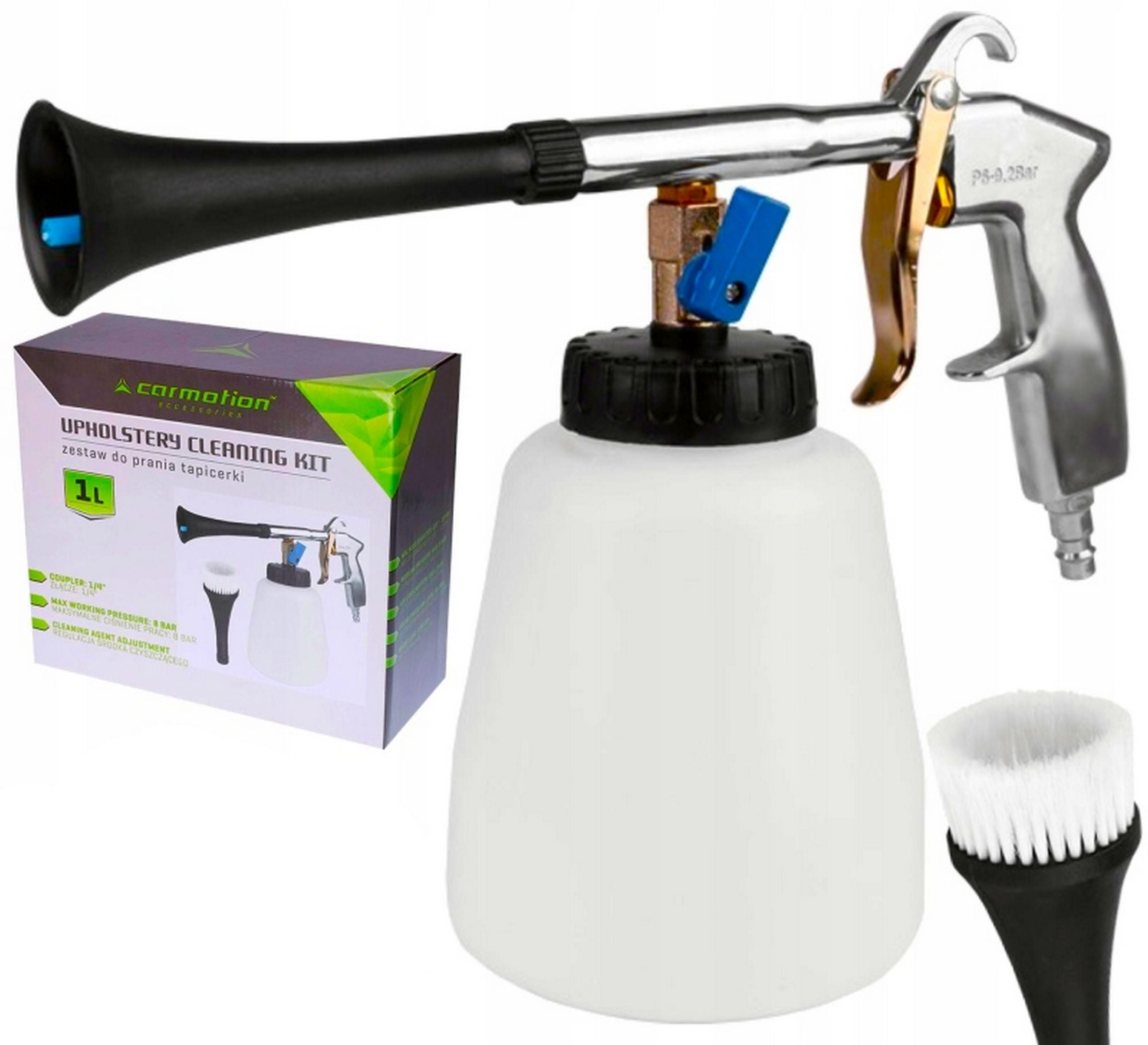AIR UPHOLSTERY WASHING GUN 1L TORNADO EFFECT CARMOTION