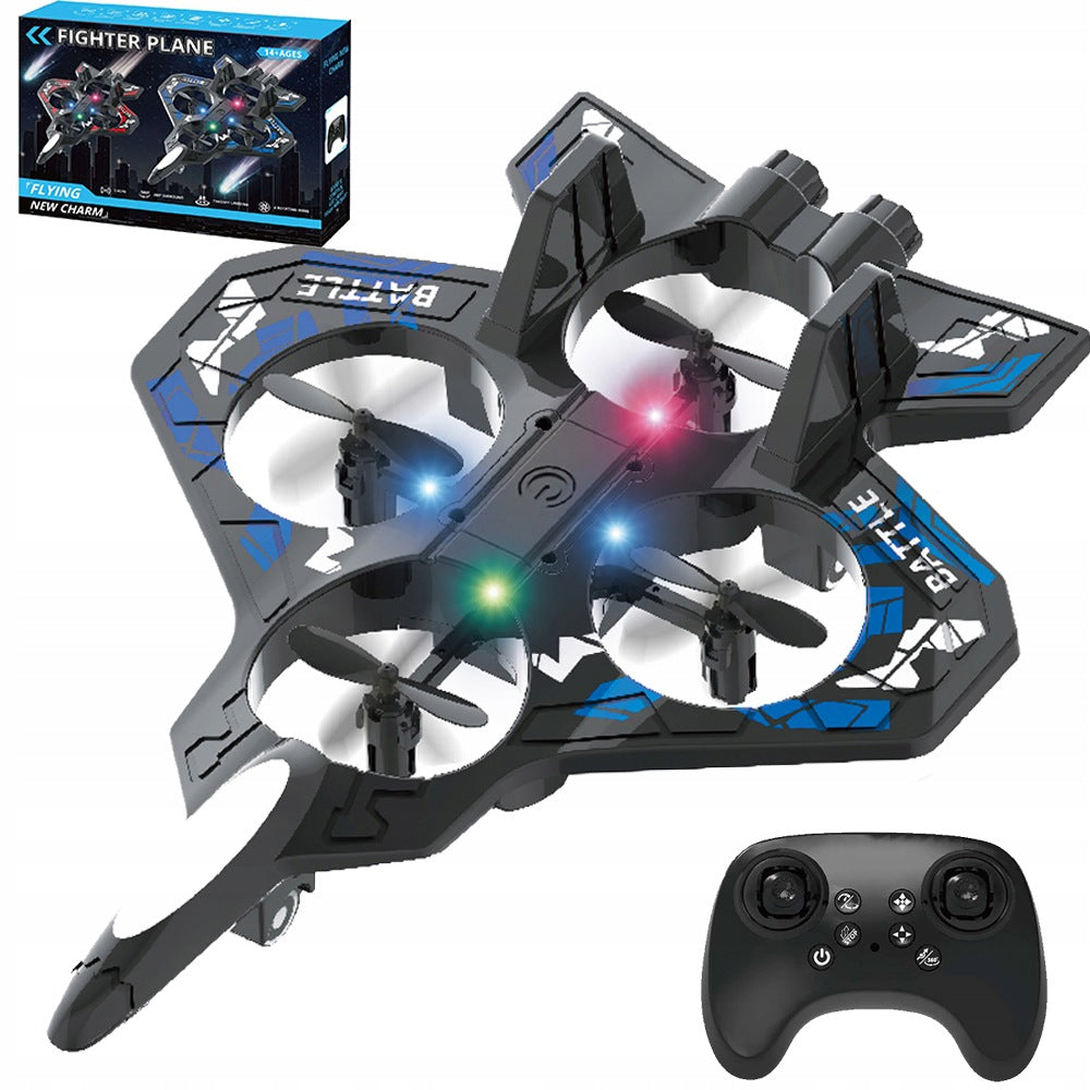 AIRCRAFT DRONE RC AIRCRAFT FIGHTER AEROBATICS 360° PILOT FOR CHILDREN 14+