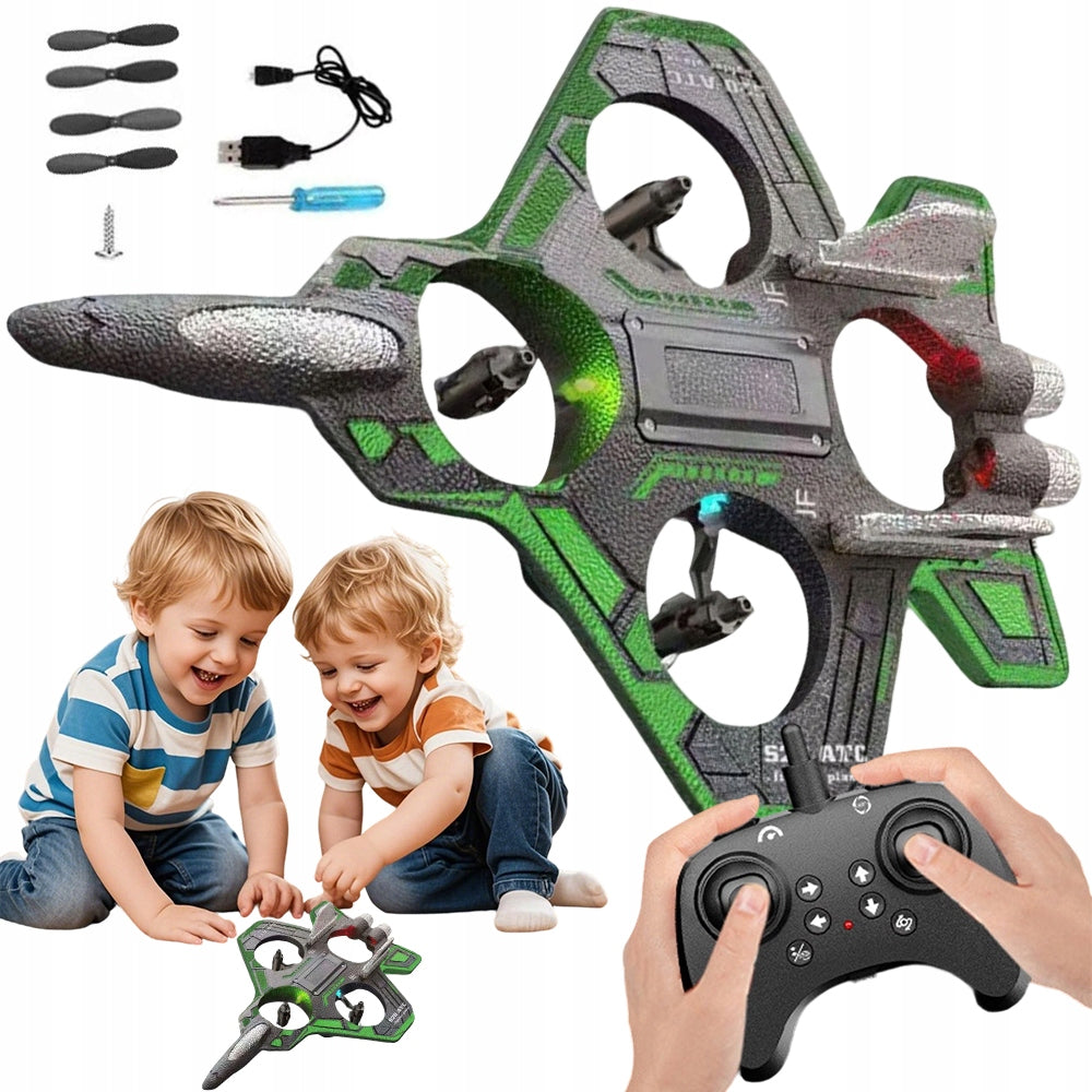 AIRCRAFT JET DRONE REMOTE CONTROLLED ON PILOT FOAM SAFE RC