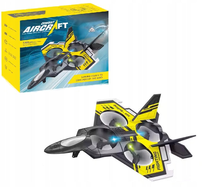 AIRCRAFT REMOTE CONTROLLED JET DRONE RC JET PILOT LIGHT