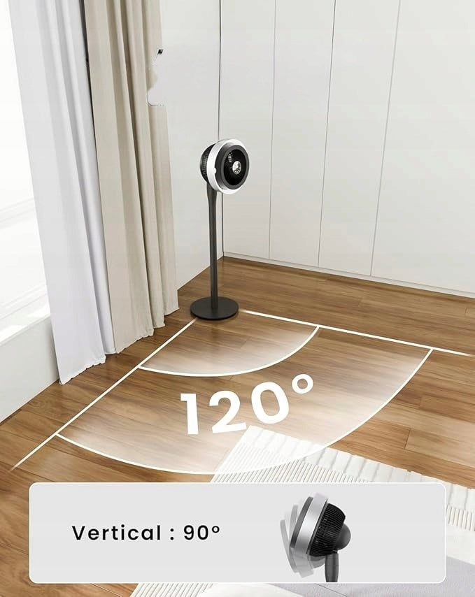 AIRMATE LED fan quiet, remote control, height adjustment, 16 speed 25db Model B0FGX4Y7XY