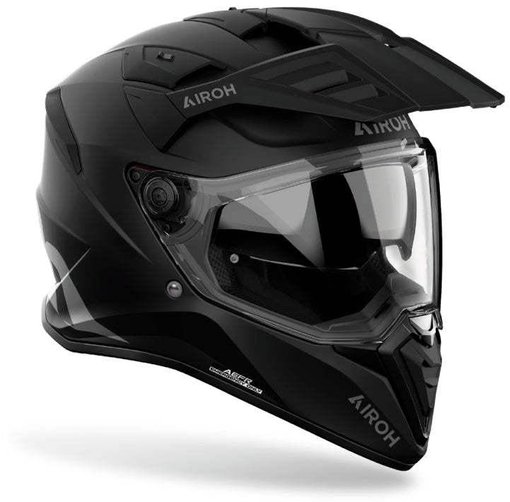 AIROH BANDIT COLOR BLACK MATT MOTORCYCLE HELMET INTEGRAL BLACK MATT