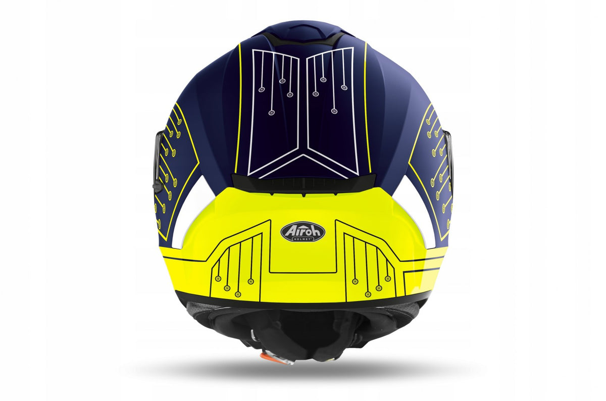 AIROH SPARK CYRCUIT BLUE MATT XL HELMET Manufacturer Airoh