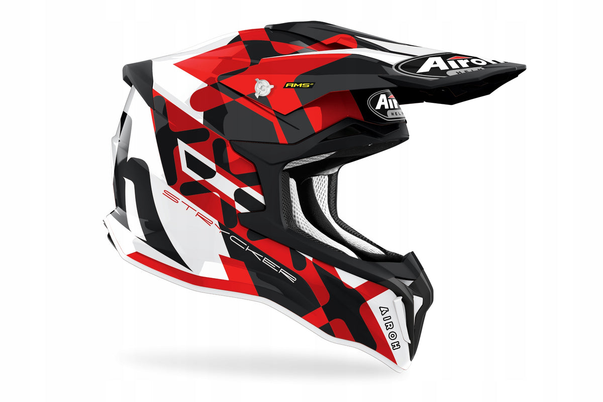 AIROH STRIKER XXX RED GLOSS XL HELMET Manufacturer's catalog number STK_X55_XL