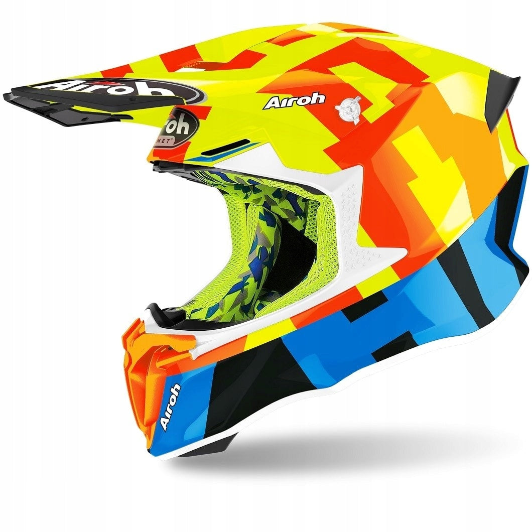 AIROH TWIST 2.0 FRAME YELLOW GLOSS XL HELMET Manufacturer's catalog number TW2_F31_XL