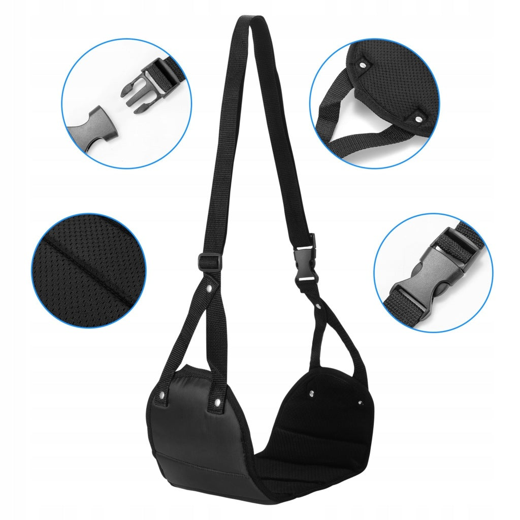 AIRPLANE TRAVEL FOOTREST PORTABLE FOLDING HANGING MINI LEG HAMMOCK Packaging status original