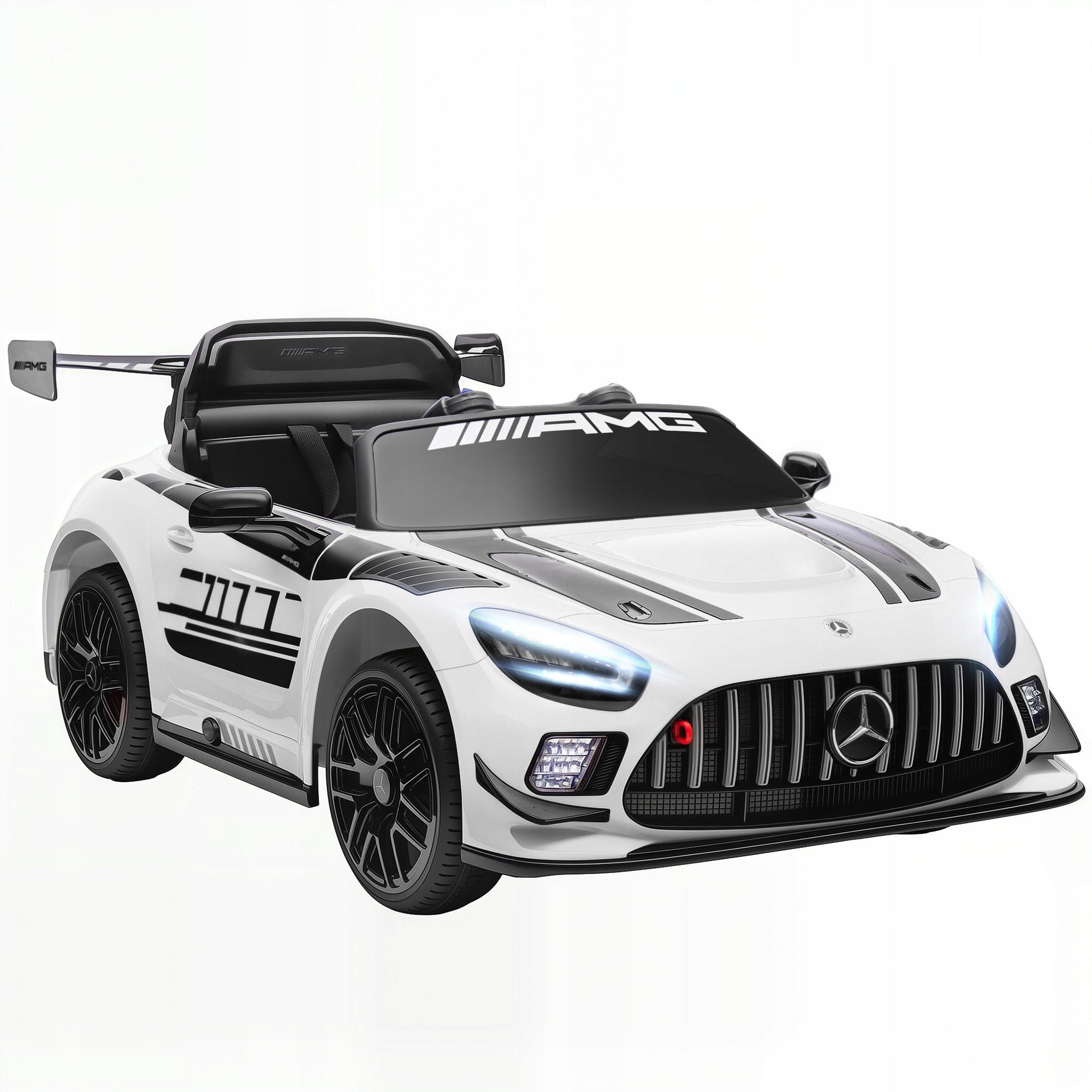 AIYAPLAY Mercedes-AMG 12V electric children's car with remote control, music