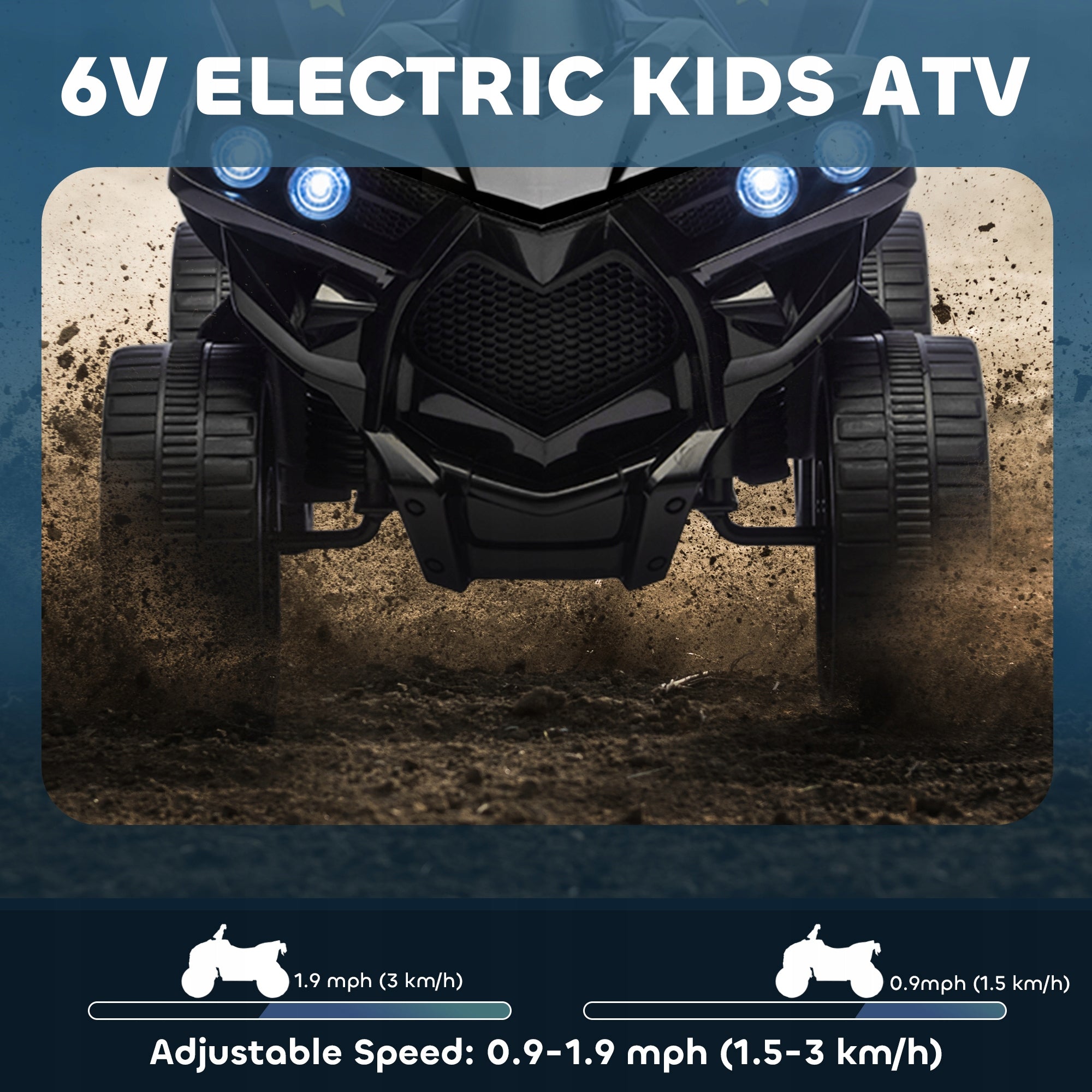 AIYAPLAY Quad Electric for Children 6V with Forward and Reverse Driving Function Brand AIYAPLAY