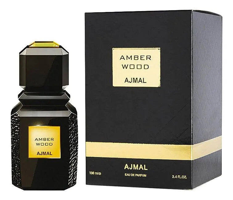 AJMAL Amber Wood EDP Eau de Parfum unisex women's perfume 50ml Packaging volume 50 ml