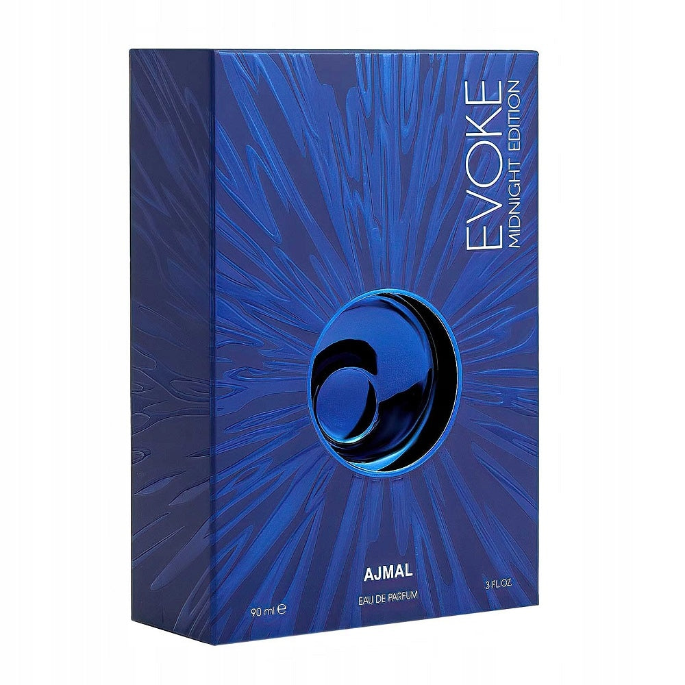 AJMAL Evoke Midnight Edition Perfumed Water for Men Perfume EDP 90ml Product weight with unit packaging 0.446 kg