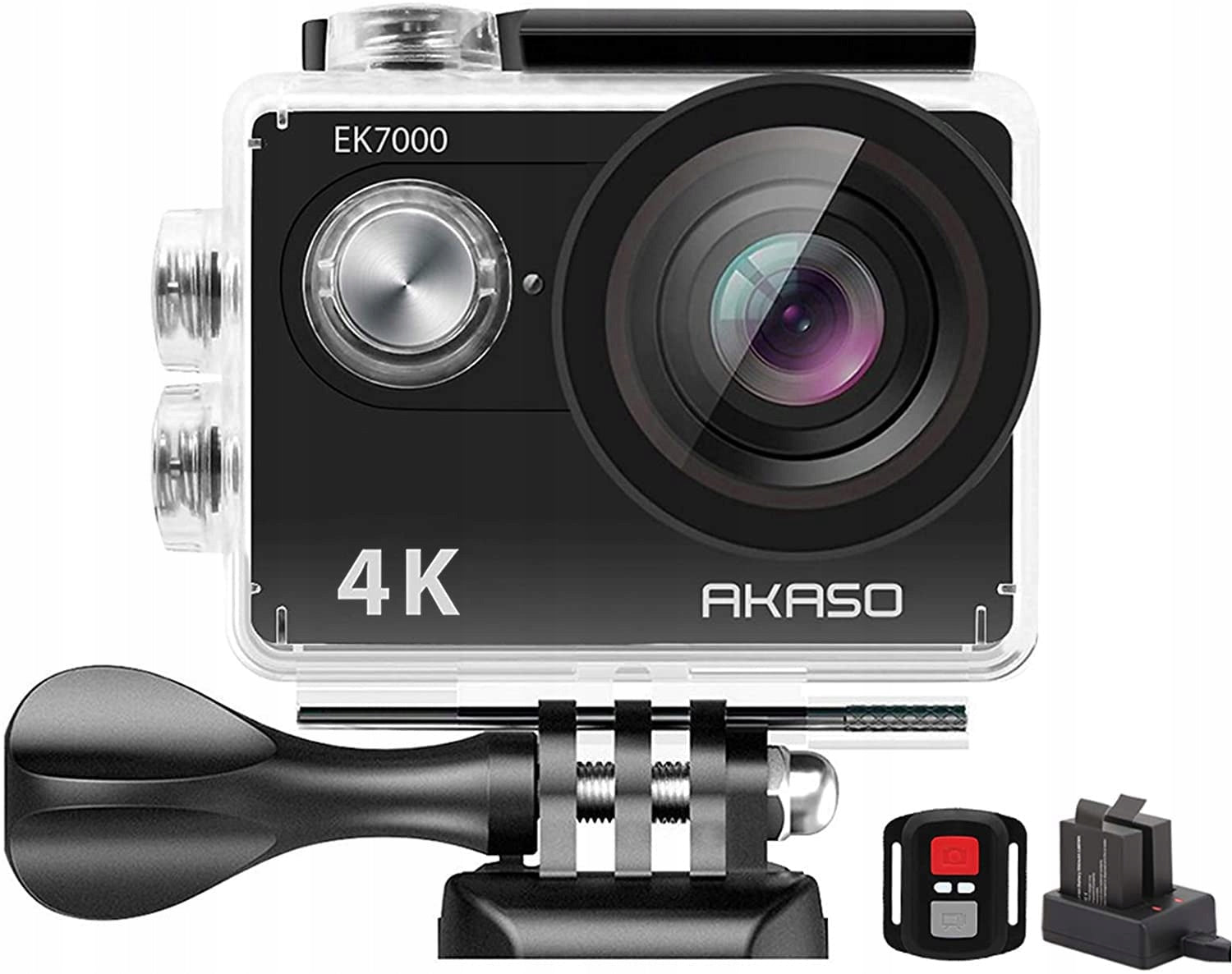 AKASO Sports Camera 4K 30FPS 20MP Underwater Wide Angle WiFi LCD