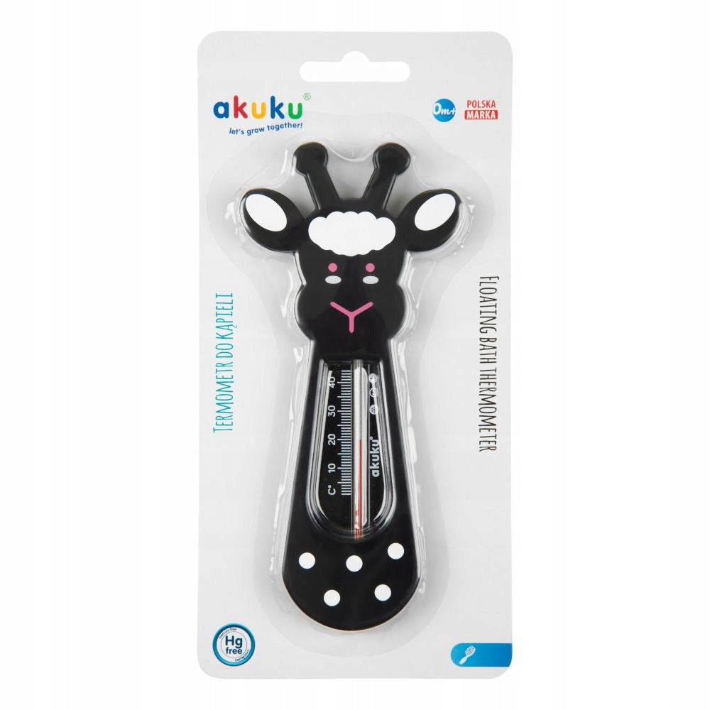AKUKU Bathtub Thermometer MERCURY FREE READABLE floats ON SHEEP WATER Brand Akuku