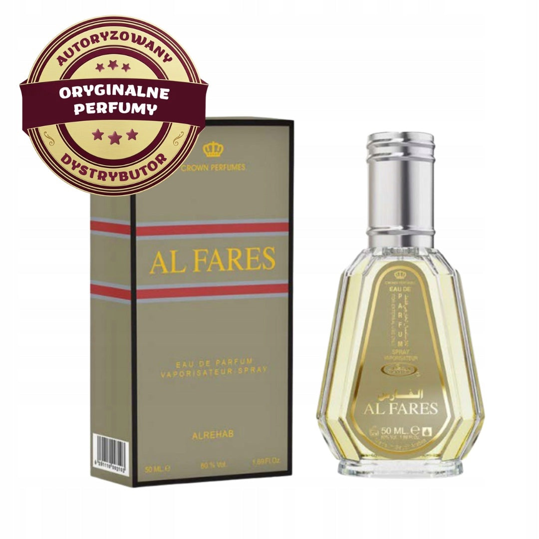 AL FARES ARABIC PERFUME MALE SPICY WOOD MOSS 50 ml AL REHAB EDP