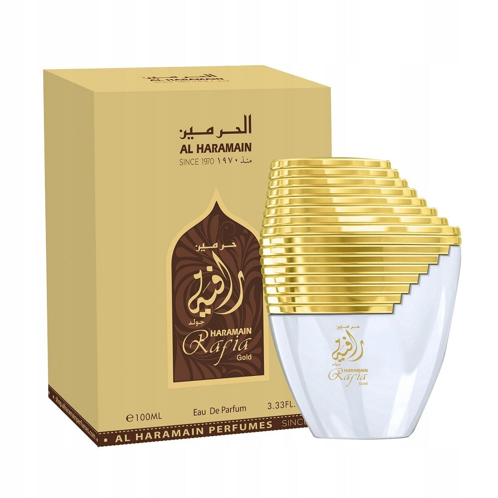 AL HARAMAIN Rafia Gold Eau De Parfum EDP 100ml Manufacturer code 6291100130573