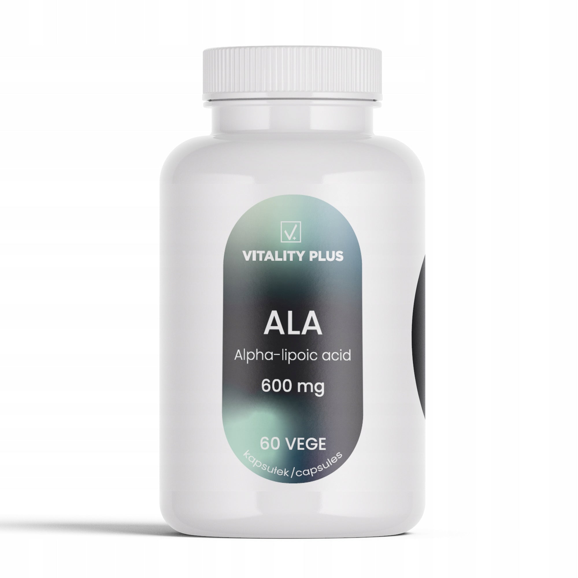 ALA Alpha Lipoic Acid 600mg 60 Capsules VEGE - Metabolism Energy Nerves