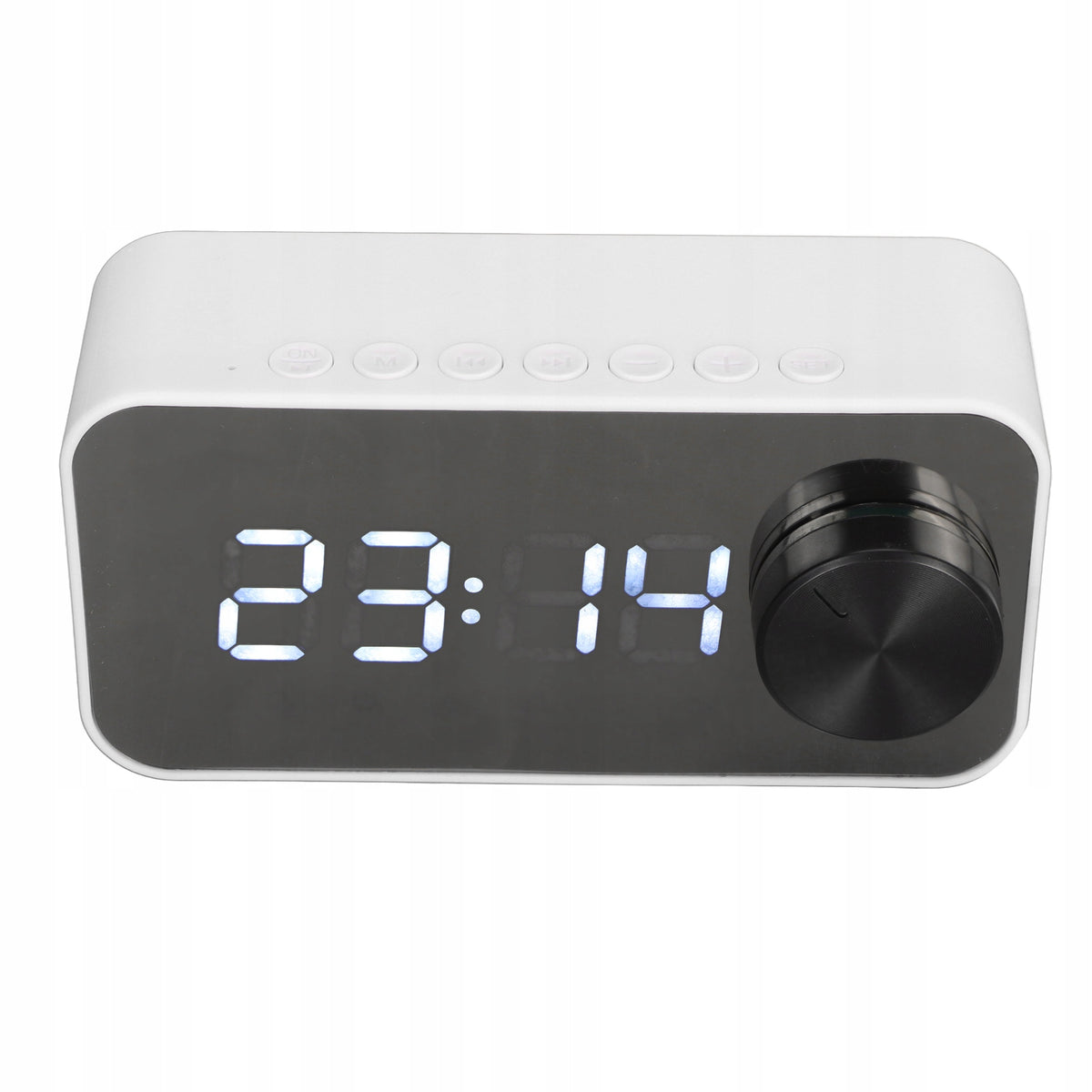 ALARM CLOCK RADIO CLOCK BLUETOOTH SPEAKER WHITE Packaging status original