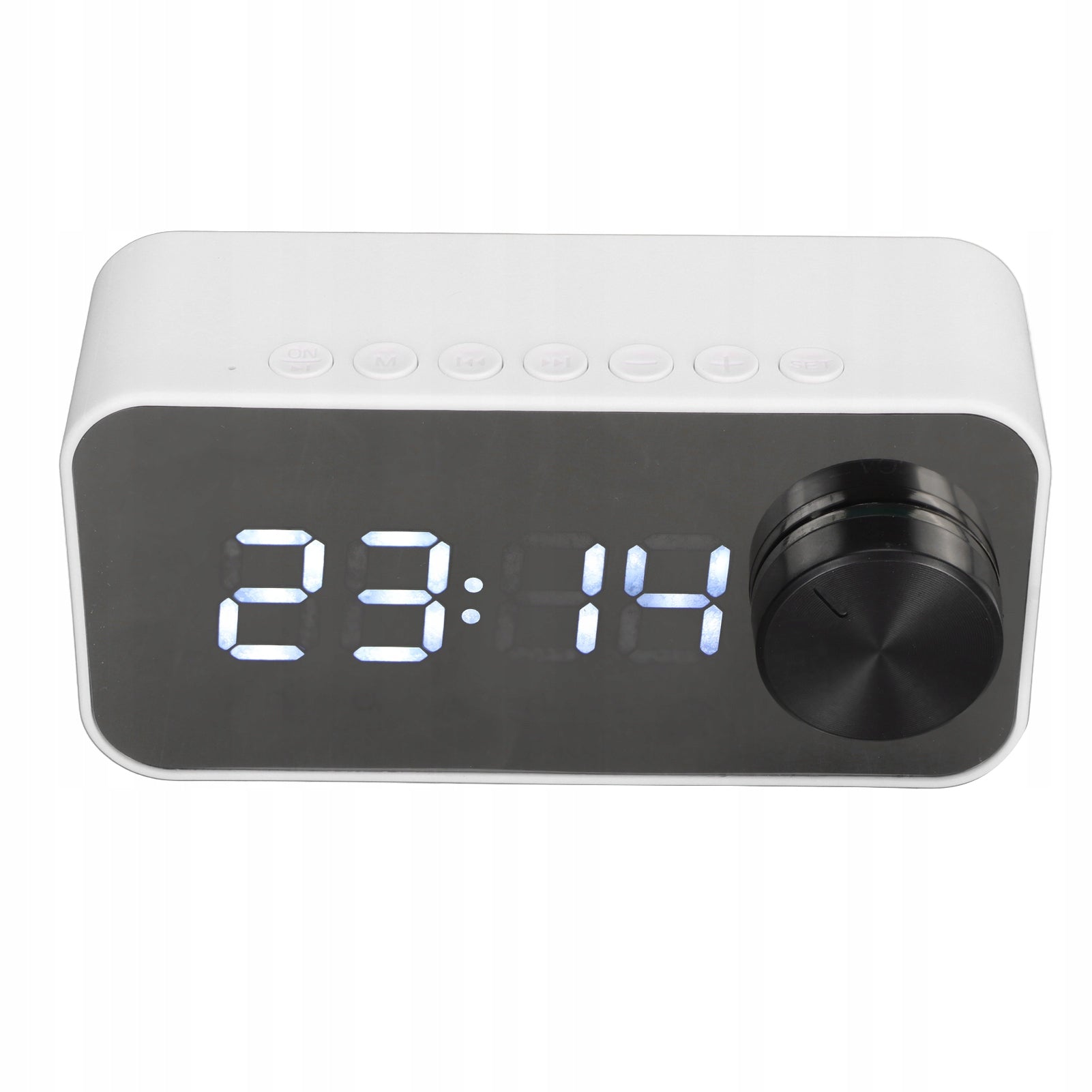 ALARM CLOCK RADIO CLOCK BLUETOOTH SPEAKER WHITE Packaging status original