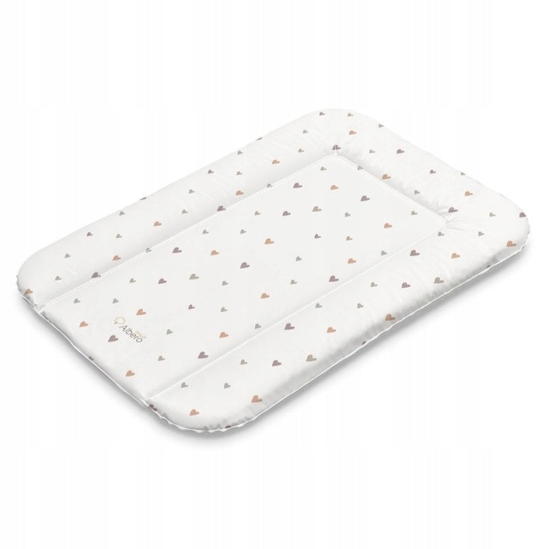 ALBERO MIO Soft Baby Changing Mat Changing Table Mini Hearts Brand Albero mio