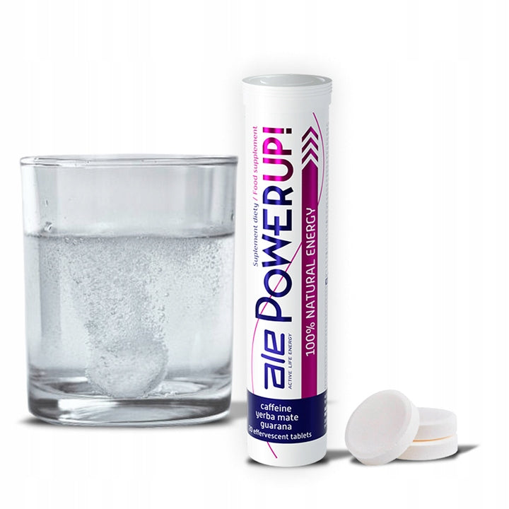 ALE PowerUP ELECTROLYTES 20 effervescent tablets HYDRATION Minerals Magnesium Packaging status original