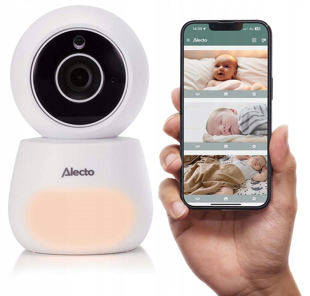 ALECTO DVM2060 NANNY VIDEO SCREEN 5" APP MOVING CAMERA + PROJECTOR! Medical device no