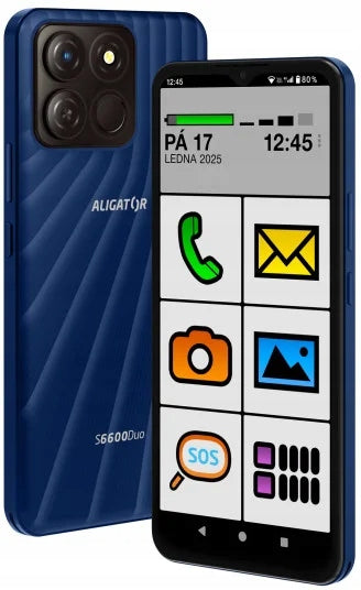 ALIGATOR S6600 Senior 4+64GB modrý