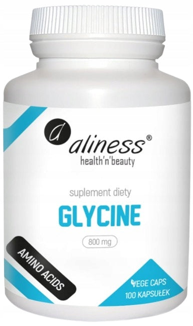 ALINESS Glycine 800 mg GLYCINE AMINO ACID MEMORY SLEEP 2x100 capsules EAN (GTIN) 5903242582264