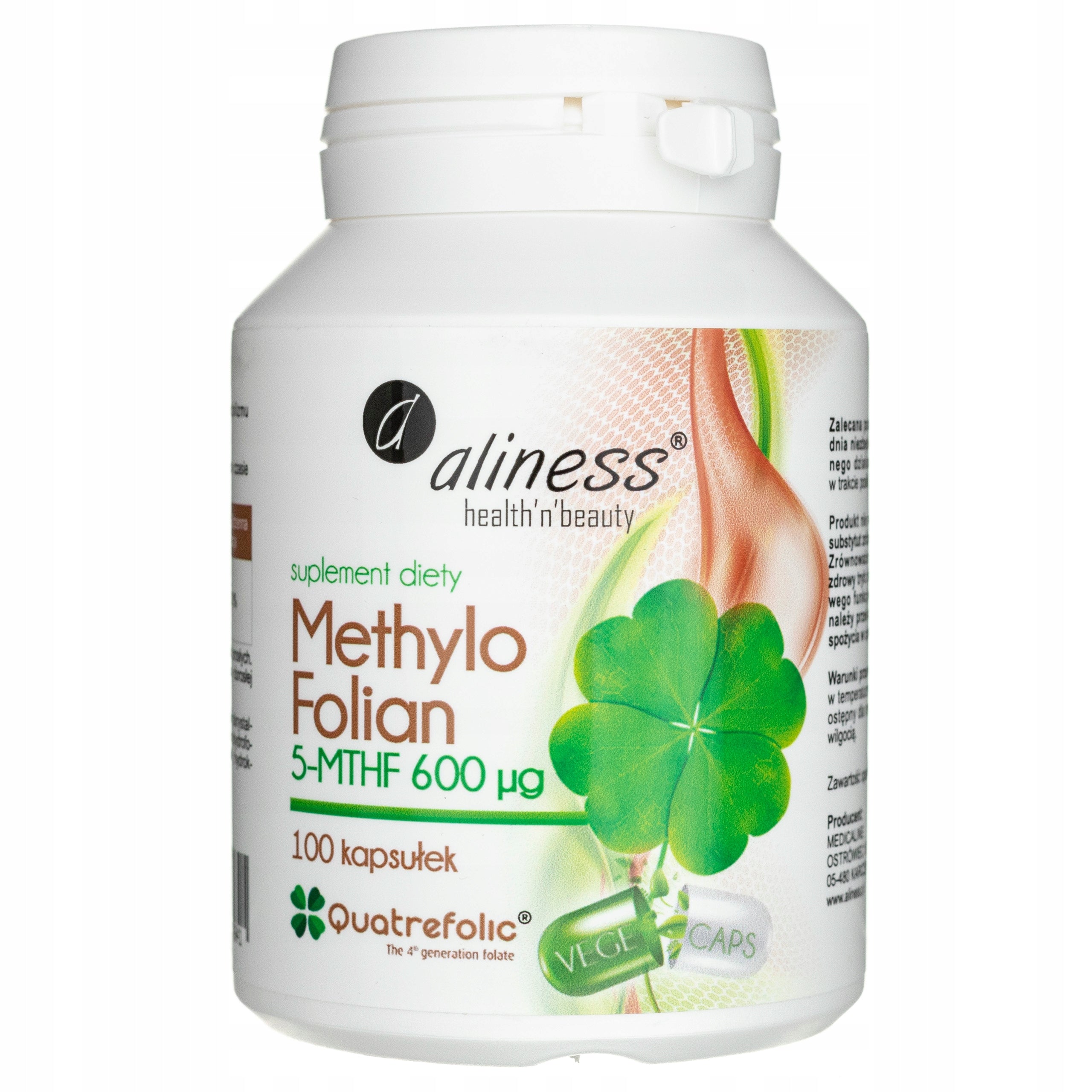 ALINESS Methylo Folate 5-mthf FOLIC ACID 600 µg 100 k. PREGNANCY HOMOCYSTEINE