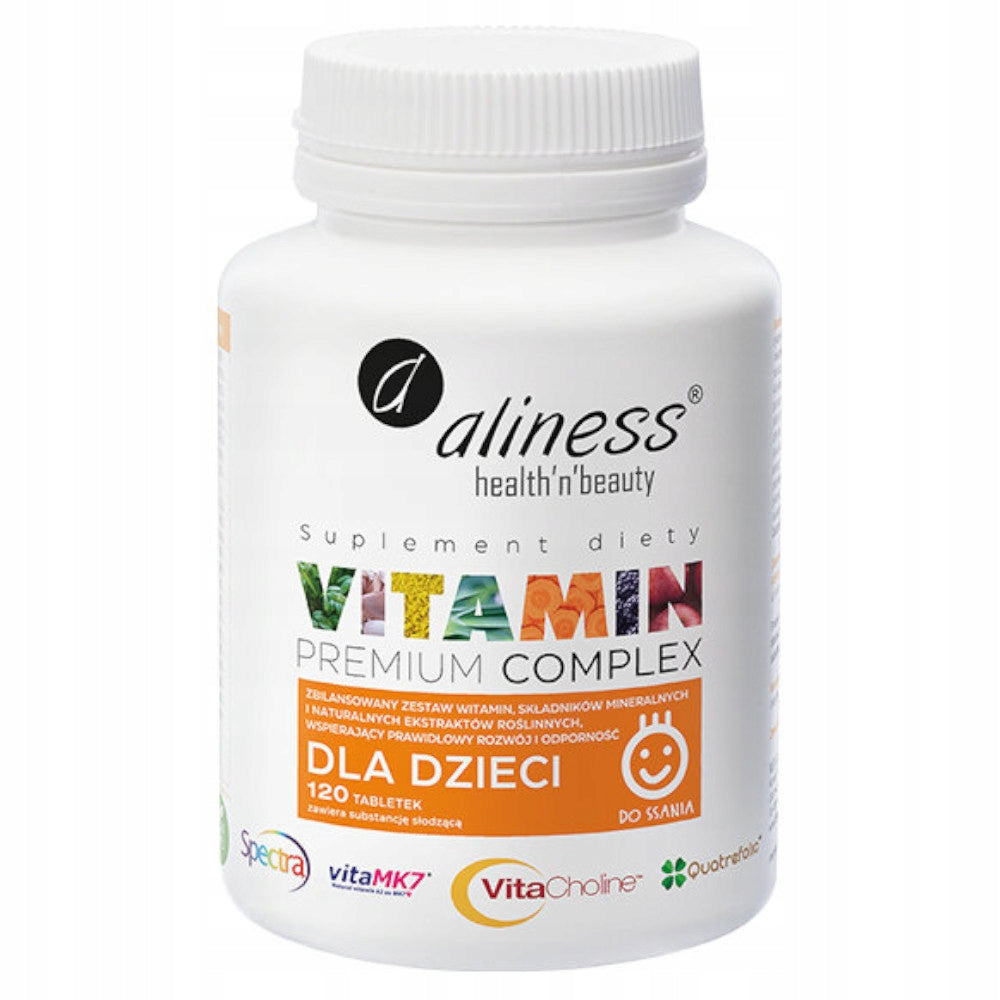 ALINESS VITAMINS FOR CHILDREN FOR SUCKING BONE RESISTANCE COMPLEX 120t