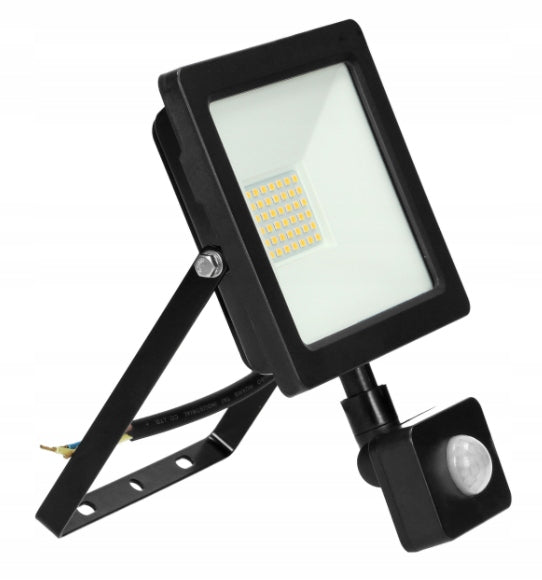 ALLED 30W LED Floodlight with PIR 2400lm IP44 4000K Brand Virone