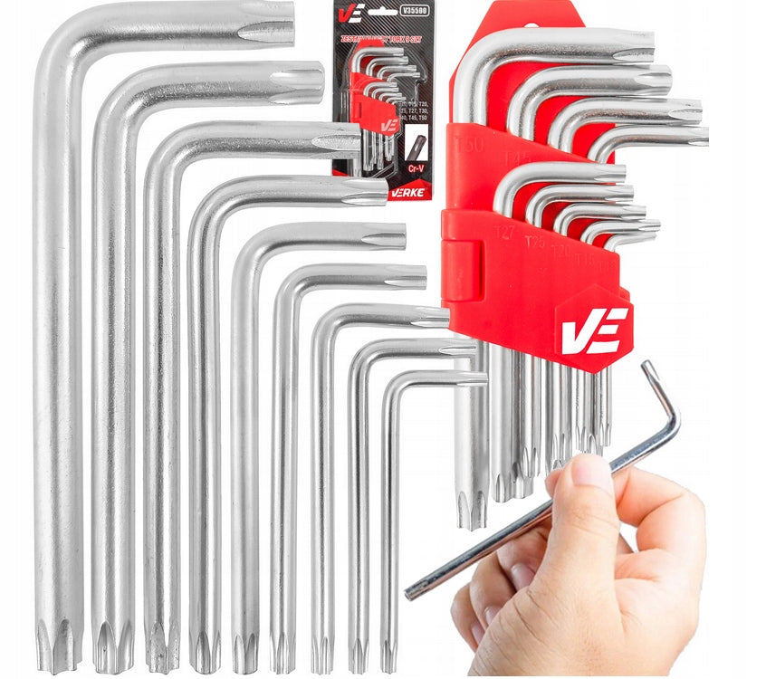 ALLEN WRENCHES SET ALLEN WRENCHES T10-50 TORX TORXY TORKSY 9e