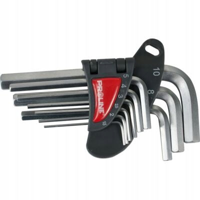 ALLEN WRENCHES SET OF 9 1.5-10 mm PROLINE - 48309