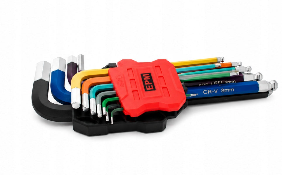 ALLEN WRENCHES WITH BALL RED LINE 9PCS SET E-400-2680 EPM Manufacturer code 5908235764894