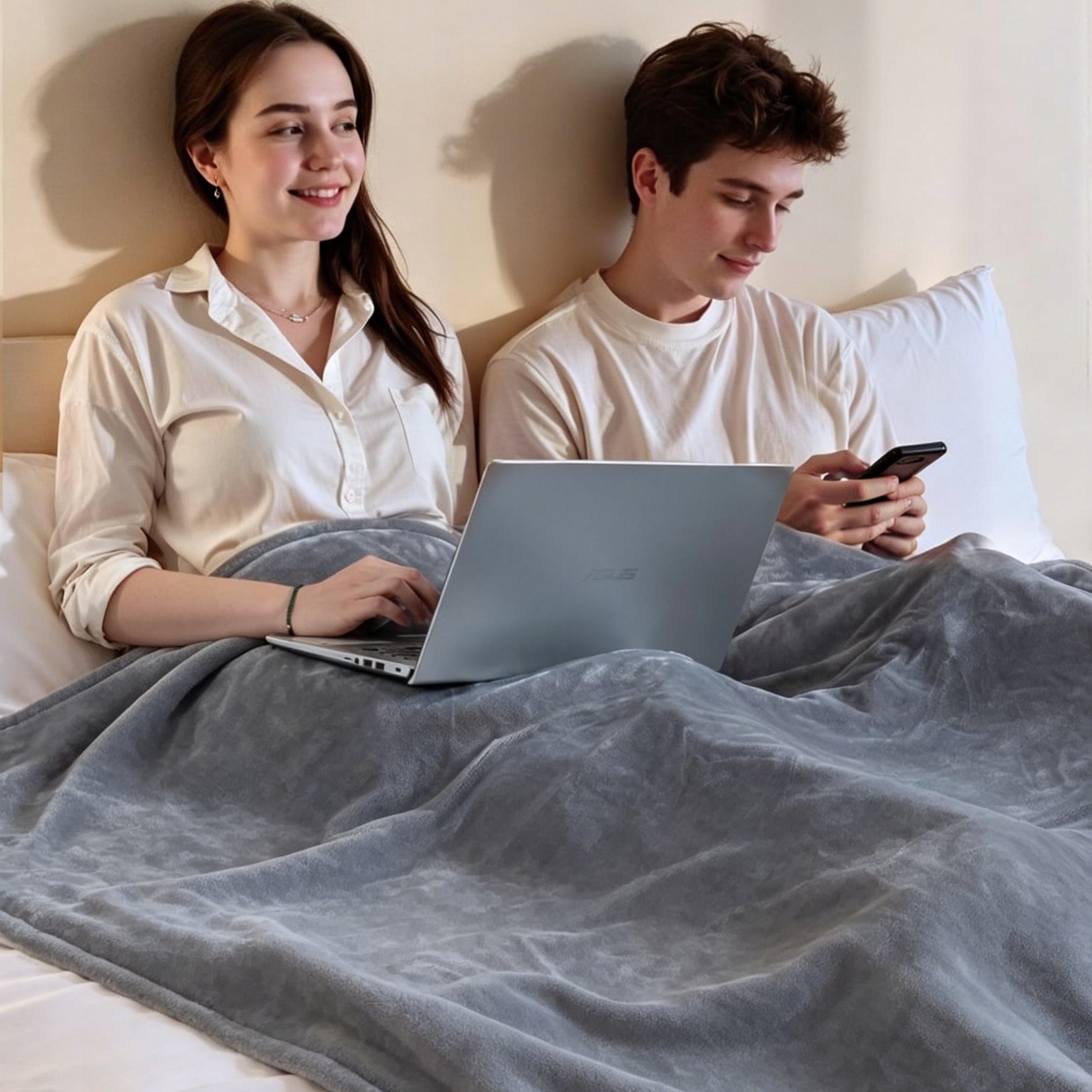 ALLJOY Large Electric Heated Blanket 200x180cm with 9 Heat Levels Packaging status original
